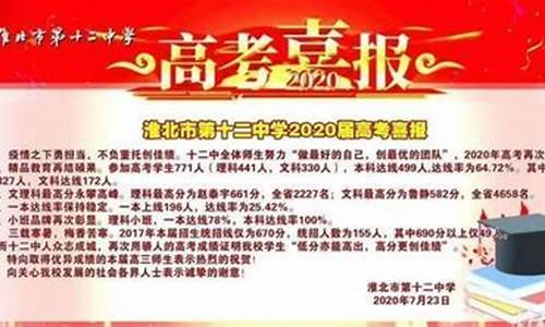 淮北十二中高考,淮北十二中高考成绩2023年