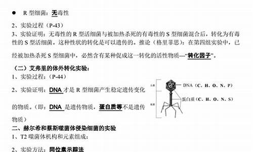 高考生物小题狂做基础篇,生物小高考复习