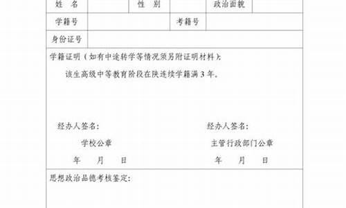 陕西省高考报名条件是什么,陕西省高考报名条件