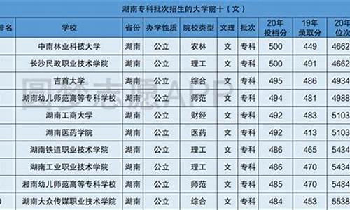 公立专科大学排名及分数线_公办专科学校排名及分数线