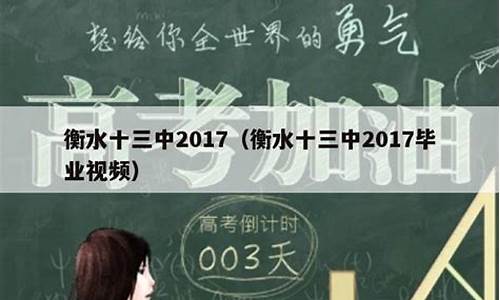 衡水十三中2020高考_2017衡水十三中高考成绩