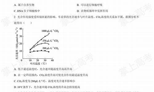 北京2020年生物高考_2024北京生物高考