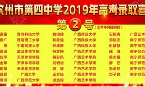 2016钦州高考状元,钦州市高考状元